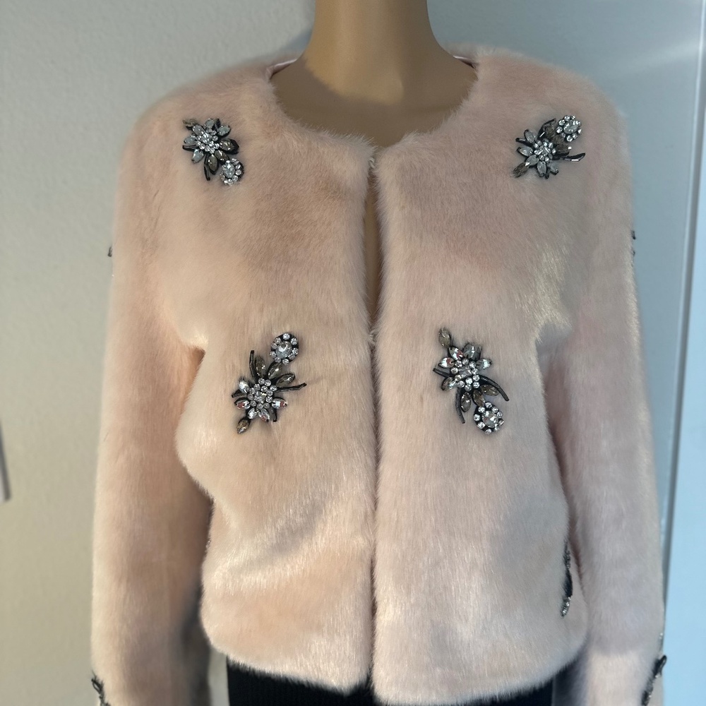 cute faux fur coat